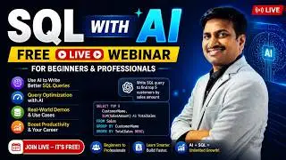 SQL with AI: FREE Live Webinar for Beginners & Professionals | sql school