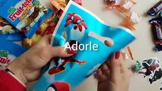 Spiderman theme Birthday party bags preparation Part 3