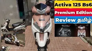 Activa 125 Bs6 Premium Edition 2022 Walk around Review Tamil_Auto Log