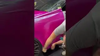 GTR fender wrapping asmr #carwrap #satisfying #asmr #wrap #asmrsounds #wrapping #gtr #fyp #vinylwrap