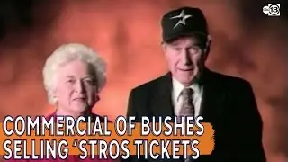 Astros once recruited the Bushes to sell tickets
