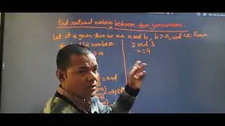To find rational numbers between two given rational numbers 