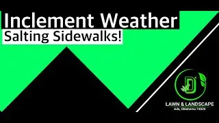 Inclement Weather Footage/Salting || D&rsquo;s Lawn & Landscape