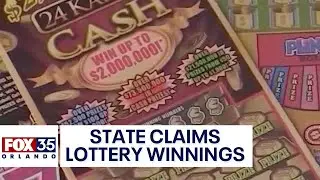 Millions in Florida lottery winnings are being confiscated by the state