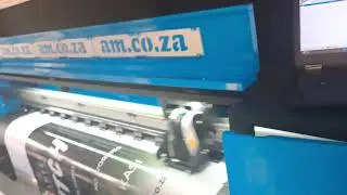 F1-1800/ECO: Large Format Printer, printing Cartel Funeral Palur advertisement.