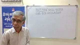 POSTMAN/MAIL GUARD AND MTS EXAM SYLLABUS
