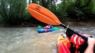 Paddling Red River Gorge Copperas Creek to Hwy 77 Bridge