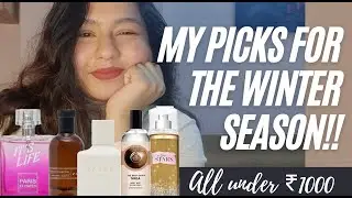 TOP WINTER PERFUMES | UNDER RS. 1000 | WARM, COZY GOURMAND PERFUMES || ANVI GATLEVAR