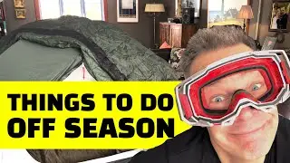 What I do off season - motorcycle, gear and camping