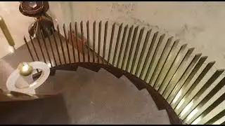 S S Metal LEG on Round Stair Railing 