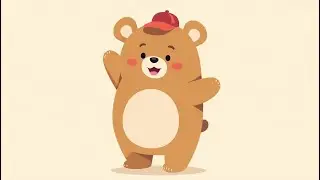 Dancing Bear Song 🐻 | Fun Kids Dance & Clap Song | Nursery Rhyme