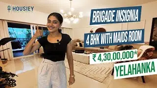 Brigade Insignia Bangalore | 4 BHK With Maids Room Sample Flat | Brigade Group Yelahanka