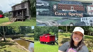 Cave Spring GA - Visiting The Cave - Tasting the Natural Spring Water out of the Spring - Fun day!