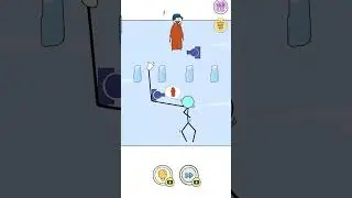Escape rope weegoon game play walk through all levels 48 solution funny stickman brain