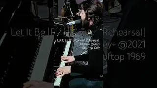 The Beatles Let It Be SHORT |Pre-Concert rehearsal| (Disney+ &copy;2021 Version) Rooftop Concert 1969