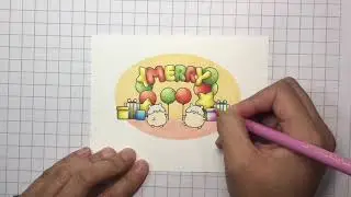 Clearly Besotted It's A Celebration Colouring Tutorial