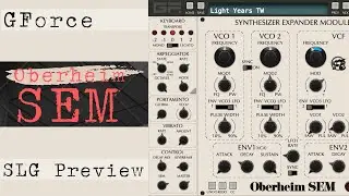 GForce | Oberheim SEM | SEQ Presets (No Talk)
