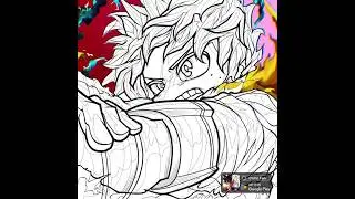 color fan odc54 Boku no hero academic