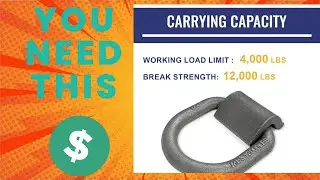 Your trailer needs these! ￼ Weldable D-ring hooks ￼
