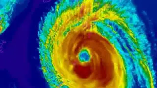 Typhoon Soulik powers into the East China Sea - August 21, 2018