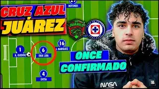 CRUZ AZUL VS JU&Aacute;REZ  | JORNADA 4 | AS&Iacute; JUGAR&Aacute; EL AZUL