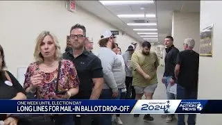 Heavy voter turnout to request and drop off mail-in ballots