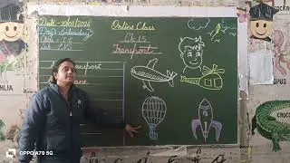 Class 1st Subject -EVS Chapter 15 Transport(Air transport explanation)