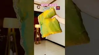 Viral Meesho Saree Under ₹600 😍✨ #meeshohaul #shorts #youtubeshorts