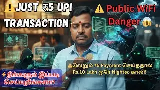 😱Just ₹5 UPI Transaction &ndash; 8 Years Savings போச்சு! Public WiFi Danger &ndash; இது உங்களுக்கும் நடக்கலாம்!