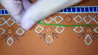 how to stitch mirror with hand || hath se shisha lgane ka tareeka | #art #fashion