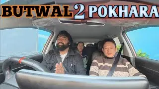 Butwal to pokhara travel by road&bull; traveling tourist capital city of nepal&bull; pokhara tour #pokhara 