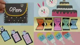 Kids craft ideas/Easy craft ideas/Easy paper rabbit craft ideas/Ice Cream Paper Craft/Gift ideas