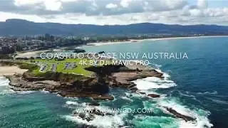 Coast to Coast NSW Australia 4K Drone Video