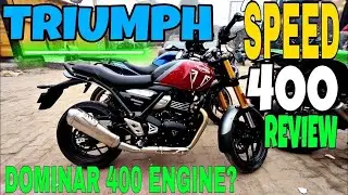 Triumph speed 400 review| with Dominar 400 engine? 🤔 @Kashishrai1 