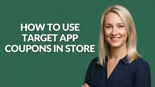 HOW TO USE TARGET APP COUPONS IN STORE - Julia'sTutorials