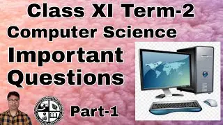 Class 11 Computer Science important questions T(2) 2022 | Jac Board class 11th CMS Model set-1