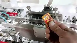 Paper folder machine // automatic paper box folder and glue forming machine 
