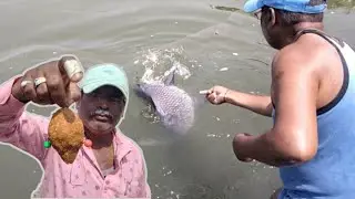 Big Catla Fishing Technique | Big Katla Fish Hunting | Big Fish Fishing | Fishing Videos