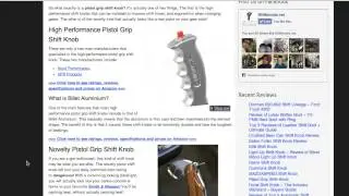 Pistol Grip Shift Knob
