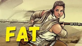 Star Wars Female Characters as Fat Parody