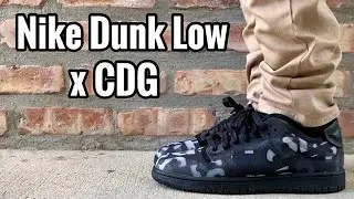 Обзор Nike Dunk Low x Comme des Garcons и на ногах