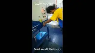 Used Rag Baler Machine