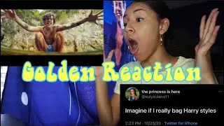 РЕАКЦИЯ НА ВИДЕОКЛИП HARRY STYLES GOLDEN