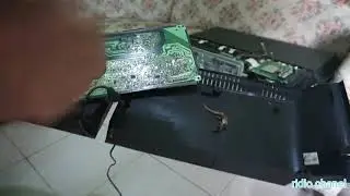 Servis LED tv meledak  kayak petasan
