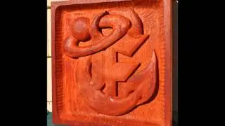 Everlasting Ink High Relief Carving by Jamie's Carvings - Acadian Wood Carver - Jamie Thibault