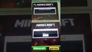 ipad mini & Minecraft #ipad #ipadmini #minecraft #sample