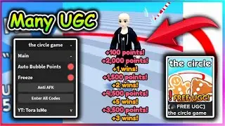 [🔴UGC LIMITED] Roblox the circle game Script - Auto Bubble Points | Get All Codes