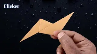 Как сделать потрясающий эффект мерцания бумаги | создание эффекта мерцания бумаги #flicker