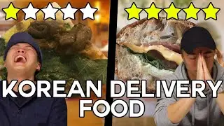 REVIEWING FOOD FROM KOREAN DELIVERY APP | 1 STAR vs 5 STAR