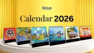 SINLEE CALENDAR 2026 #singapore #deskcalendar